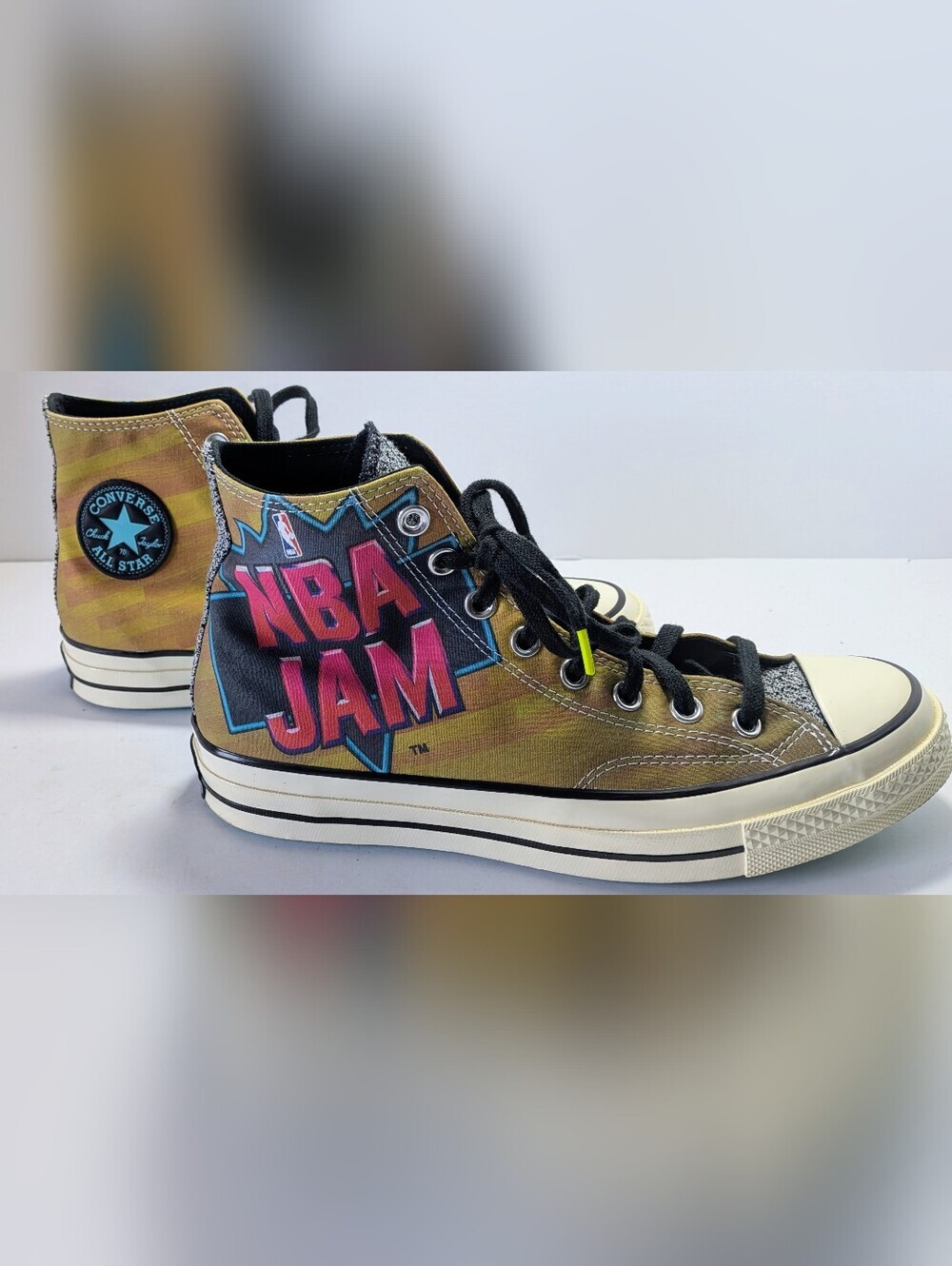 Converse Chuck 70 Hi x NBA Jam "Hardwood Floor" Men's Size 8.5 Limited Edition